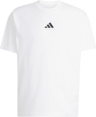 adidas Running Category Graphic T-Shirt Laufshirt f&uuml;r Herren | wei&szlig;