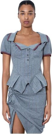 Vivienne Westwood Donna, Top, Grigio, S, new