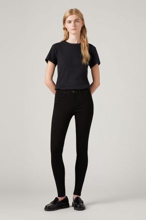 Levi's 710 Super Skinny Vaqueros - Mujer - 24X28 - Negro / Secluded Echo