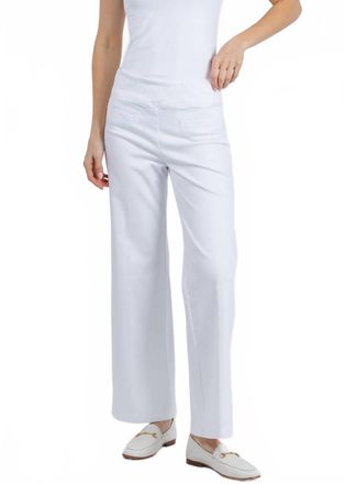Elliott Lauren Modern Twill Wide Leg Pants - 29 In White