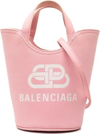 Balenciaga Pre-owned Balenciaga XS Canvas Wave Bucket Bag Ladies G3G2GNZZPZWAECXT