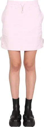 McQ by Alexander McQueen Drawcord Cotton Skirt - Purple