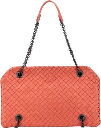 Bottega Veneta Borsa a spalla Pre-owned Nappa Intrecciato Duo - - Pre-owned - Donna - Rosso - ONE SIZE