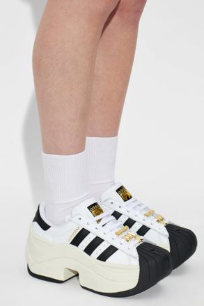 adidas Sports Shoes On The Superstar Bold Platform, Womens, White