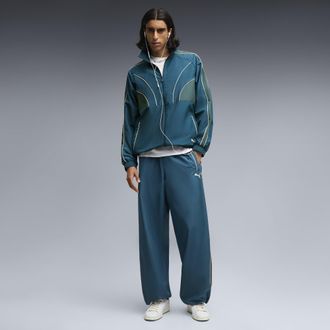 Puma Pantaloni sportivi T7 oversize da uomo, Abbigliamento, Blu, XXL