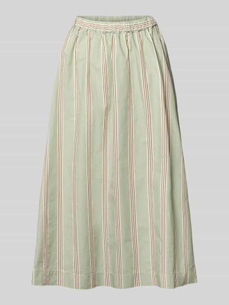 Armedangels Armedangels Regular Fit Midi-Rock aus reiner Baumwolle in Schilf, Gr&ouml;&szlig;e XL