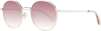 Ted Baker Gouden Dames Zonnebril Gradient Bruin - Dames - Zonnebrillen - Geel - ONE Size - Accessoires