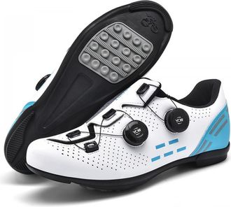 Generic Cycling Shoes for Mens Womens- Lightweight Indoor/Outdoor Bike Shoes with Rubber Sole, Anti-Slip and Breathable Mountain Bike Sneakers with Rotating L