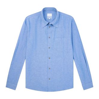 A.P.C. Harris Shirt - Heren - Casual Overhemden - Blauw - L - Katoen - Overhemden