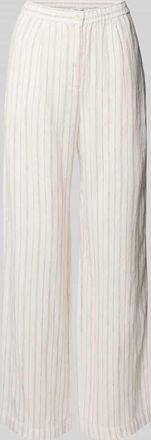 Sams&oslash;e & Sams&oslash;e Stoffhose mit Knopfverschluss Modell SATOVE in Offwhite, Gr&ouml;&szlig;e XL