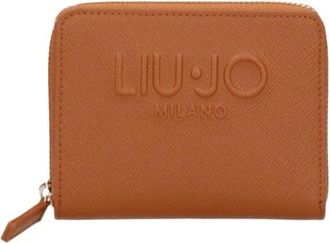 Liu Jo Caliwen Wallet - Dames - Portefeuilles - Bruin - ONE Size - Leer - Accessoires