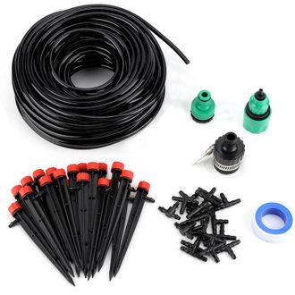 OEM Kit De Sistema De Riego Por Goteo Autom&aacute;tico Para Jard&iacute;n De Abs, 25 Metros, Con Aislamiento Para C&eacute;sped Agr&iacute;cola -crezuo