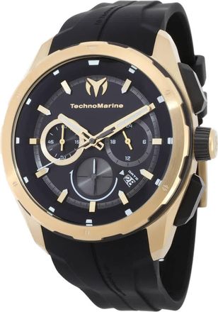 Technomarine Ocean Chronograph GMT Quartz Black Dial Mens Watch TM-318106