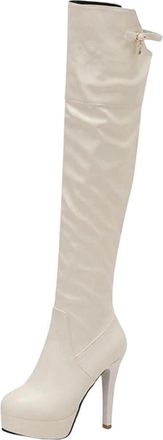 Generic Women Outdoor Over Knee Boots Thick High Heel Winter Elegant Casual Long Party Boot