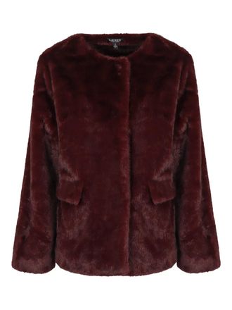 Lauren Ralph Lauren faux fur jacket - Red