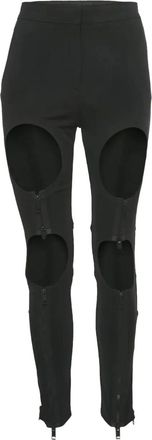 Burberry Pantaloni con dettaglio cut-out - Nero