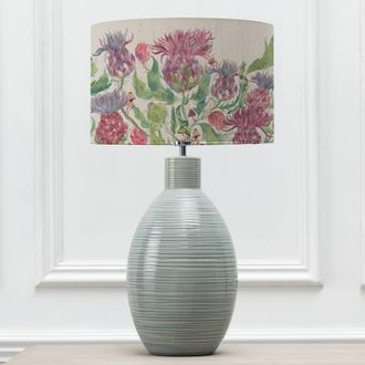 Voyage Maison Epona Table Lamp With Fairytale Bristle Eva Lampshade in Blue