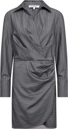 Co'Couture Lyvia CC Pin Wrap Dress - Dresses - Mujer - Gris - XS