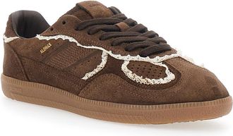 Alohas Womens Sneakers Tb.490 Crochet Leather Brown Trainers