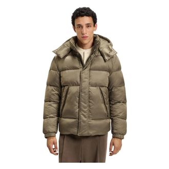 HUGO BOSS Jassen, Heren, Bruin, XL, Polyester, H-Corbinian 5 Jacket