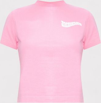 Jacquemus Womens Le T-Shirt Camargue Pink - Size X-Small