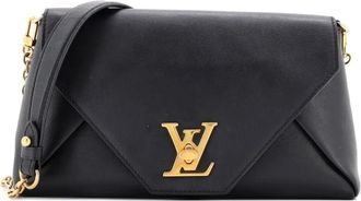 Louis Vuitton Love Note Chain Clutch Leather crossbody bag - Zwart