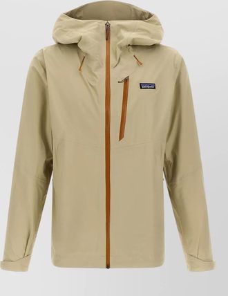 Patagonia nylon waterproof hooded raincoat