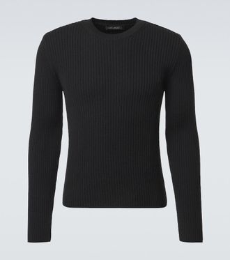 Our Legacy Compact ribbed-knit wool sweater