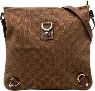 Gucci Pre-owned Cross Body Bags, female, Brown, Size: ONE SIZE Pre-owned The Abbey Crossbody Bag