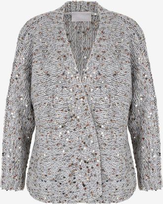 Hemisphere Cardigan aus Kaschmir und Baumwolle