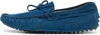 Tod's Mocassini da barca in pelle scamosciata - Blu