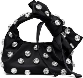 Marc Jacobs The Gem Nylon Bow Mini Sack Bag in Black at Nordstrom