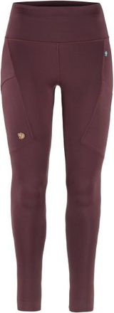 Fj&auml;llr&auml;ven Abisko Tights Leggings f&uuml;r Damen | braun/lila