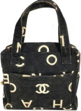 Chanel Pre-owned Canvas Handbag - Dames - Vintage Handtas - Zwart - ONE Size - Vintage