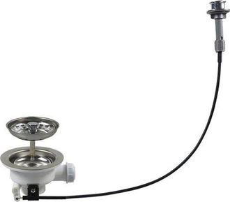OEM Sistema De Drenaje Para Fregadero Xk256c019, Tipo Fregadero De Cocina, Filtro Con Controlador De Cable, Kit De Desag&uuml;e Para Fregadero