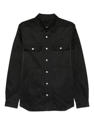 Rick Owens pocket outer shirt - men - Polyester - 48 - Black