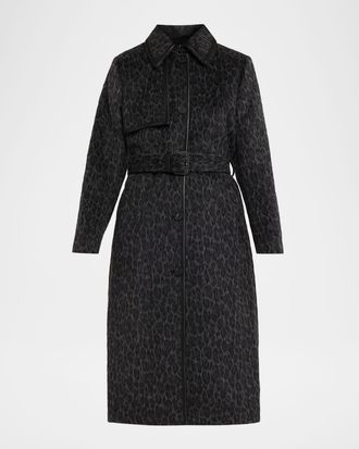 Mackage Zeva-A Single-Breasted Wool Trench Coat