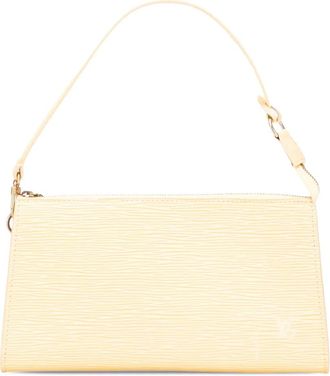 Louis Vuitton Borsa a spalla Pochette Accessoires in pelle Epi 2001 - Giallo