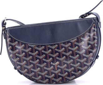 Goyard Hirondelle Shoulder Bag Coated Canvas and Leather