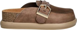 Bohonomad London Sandalen - Dames - Slip ons - Bruin - 38 EU - Leer - Schoenen