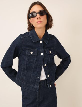 Nobody's Child Dark Blue Denim Jacket