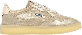 Autry Medalist Low - Dames - Sneakers - Beige - 37 EU - Katoen - Schoenen