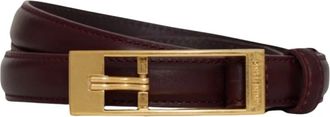Anine Bing Elly Riem Glad Leer - Dames - Riemen - Rood - Xs/S - Leer - Accessoires