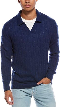 N.Peal N.Peal Cable Polo Shirt Cashmere Sweater