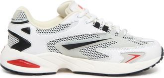 D.A.T.E. Sn 23 Mesh Schoenen Wit-Zwart - Heren - Sneakers - Veelkleurig - 44 EU - Schoenen