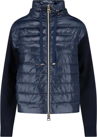 Herno Knitted and nylon down jacket