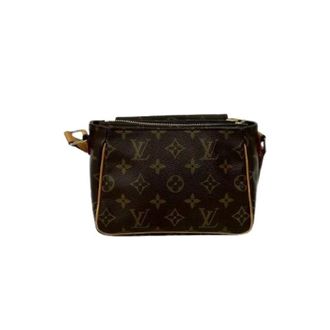 Louis Vuitton Pre-owned Viva Cite Monogram Leren Schoudertas - Dames - Pre-owned - Bruin - Maat: ONE Size Leer