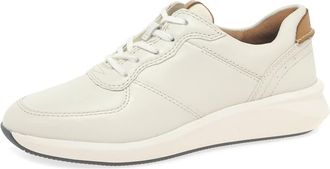 Clarks Womens Clarks Un Rio Sprint Shoes, White Combi Lea, 5.5 UK
