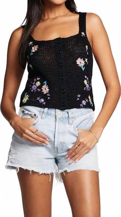 Saltwater Luxe Alexa Tank Top In Black