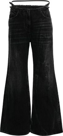 Givenchy Voyou Jeans - Dames - Flared Jeans - Zwart - W27 - Denim - Jeans